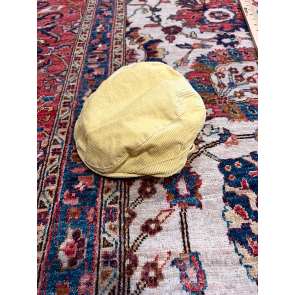 Janie and Jack Baby Yellow Corduroy Cap Hat 3–6 Months NWT